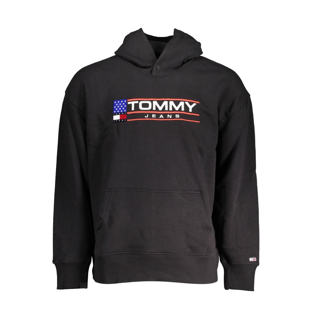 Pull en coton noir pour homme Tommy Hilfiger