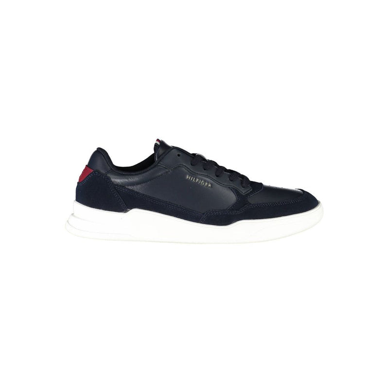 Tommy Hilfiger Blue Polyester Sneaker - Écologique et Stylé