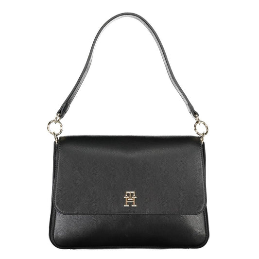 Tommy Hilfiger Zwarte Polyester Handtas