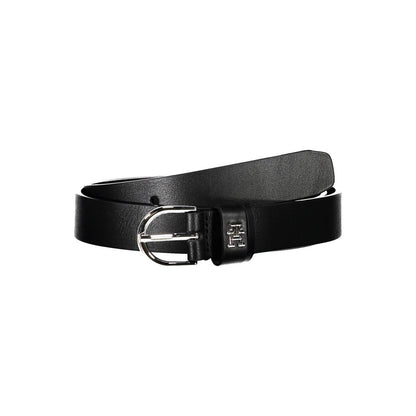 Ceinture en cuir noir Tommy Hilfiger