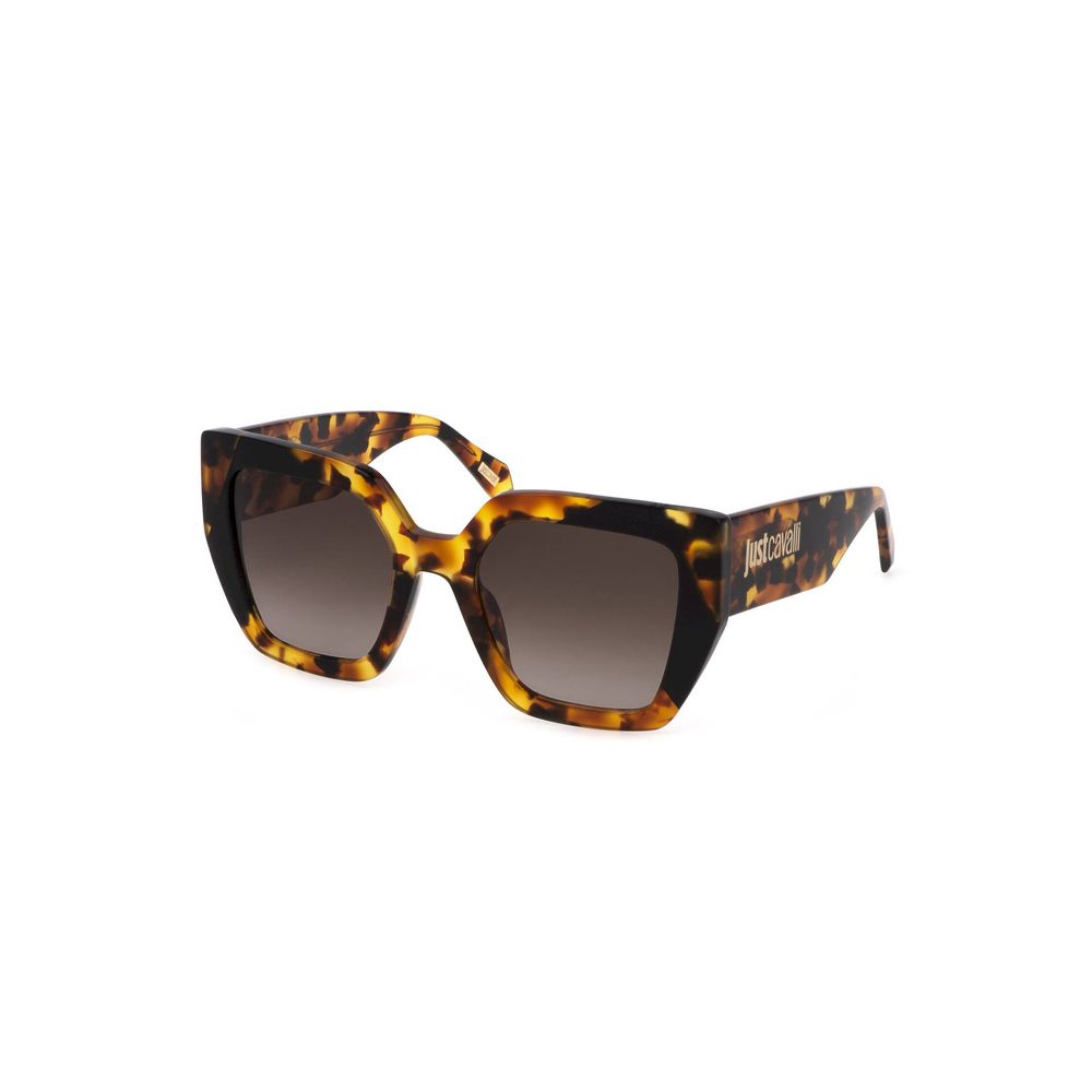 Lunettes de soleil pour femme en plastique marron Just Cavalli
