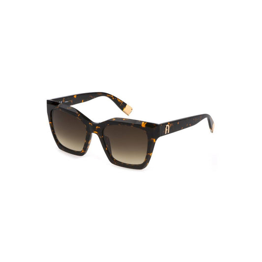 Furla Bruine Acetaat Dames Zonnebril