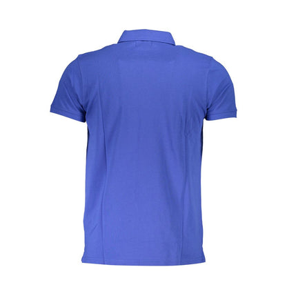 Cavalli Class Blauw Katoenen Poloshirt