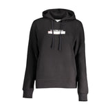 Sweat à capuche Calvin Klein en coton noir pour femmes - Élégance durable