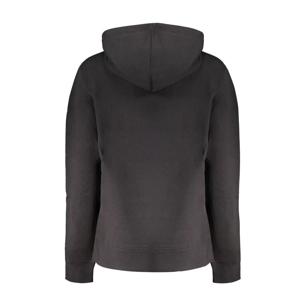 Sweat à capuche Calvin Klein en coton noir pour femmes - Élégance durable