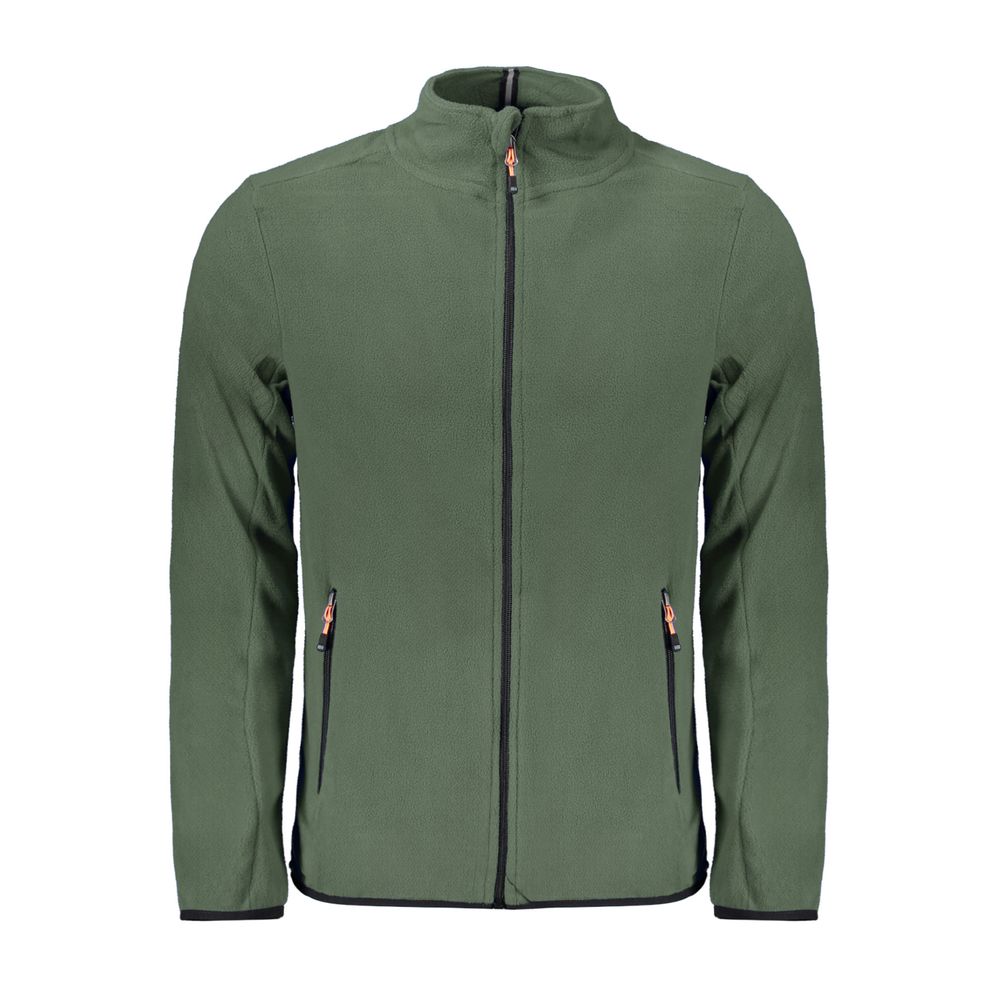 Pull en polyester vert pour homme, Norvège 1963