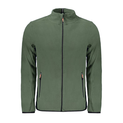 Pull en polyester vert pour homme, Norvège 1963