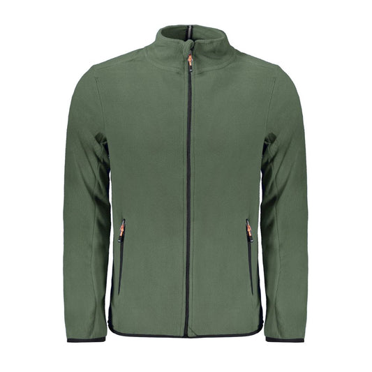 Pull en polyester vert pour homme, Norvège 1963