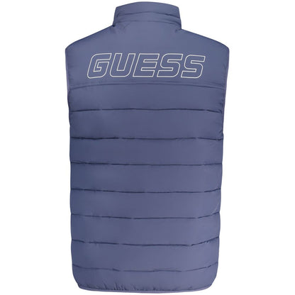 Veste sans manches Guess Jeans pour homme en spandex bleu