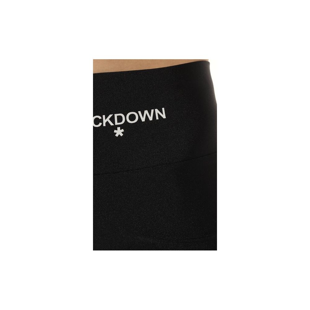Comme Des Fuckdown zwarte nylon korte broek
