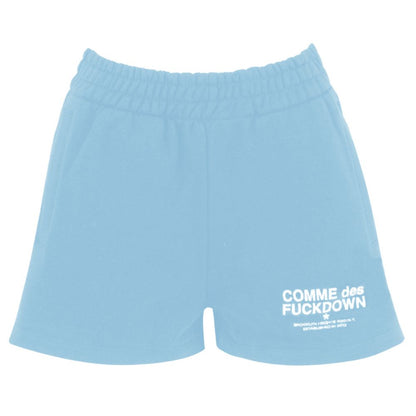 Comme Des Fuckdown blauwe katoenen korte broek