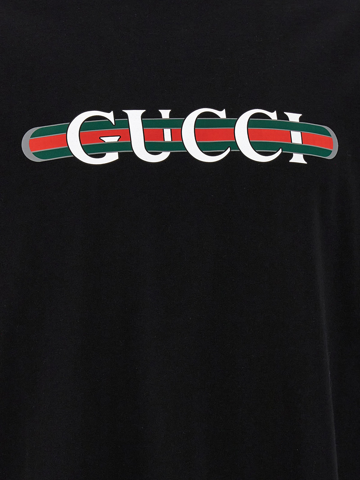 T-shirt Gucci en coton noir