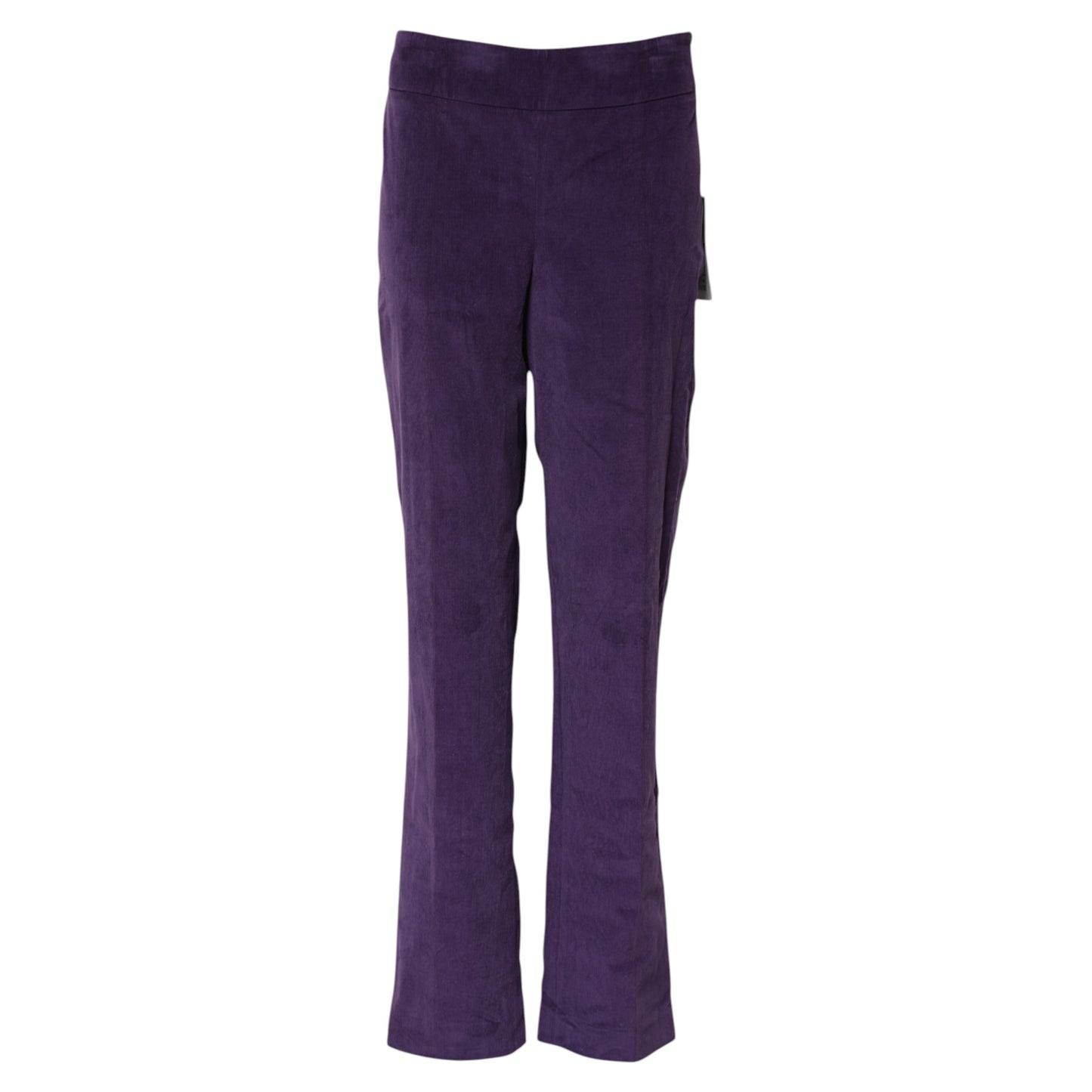 Pantalon évasé taille haute violet de BENCIVENGA