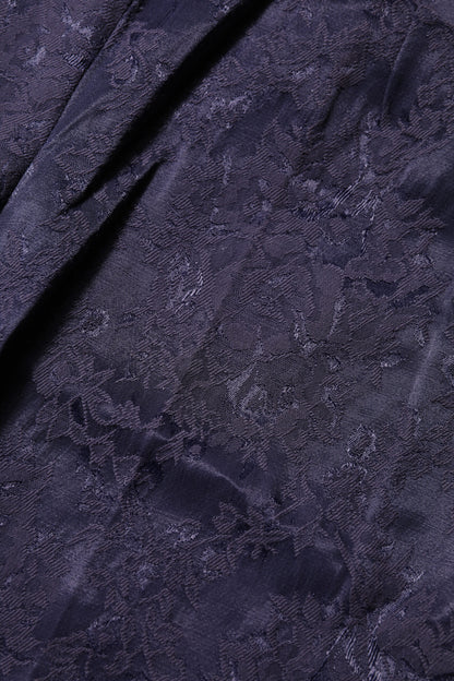 Pantalon taille haute en jacquard violet de BENCIVENGA