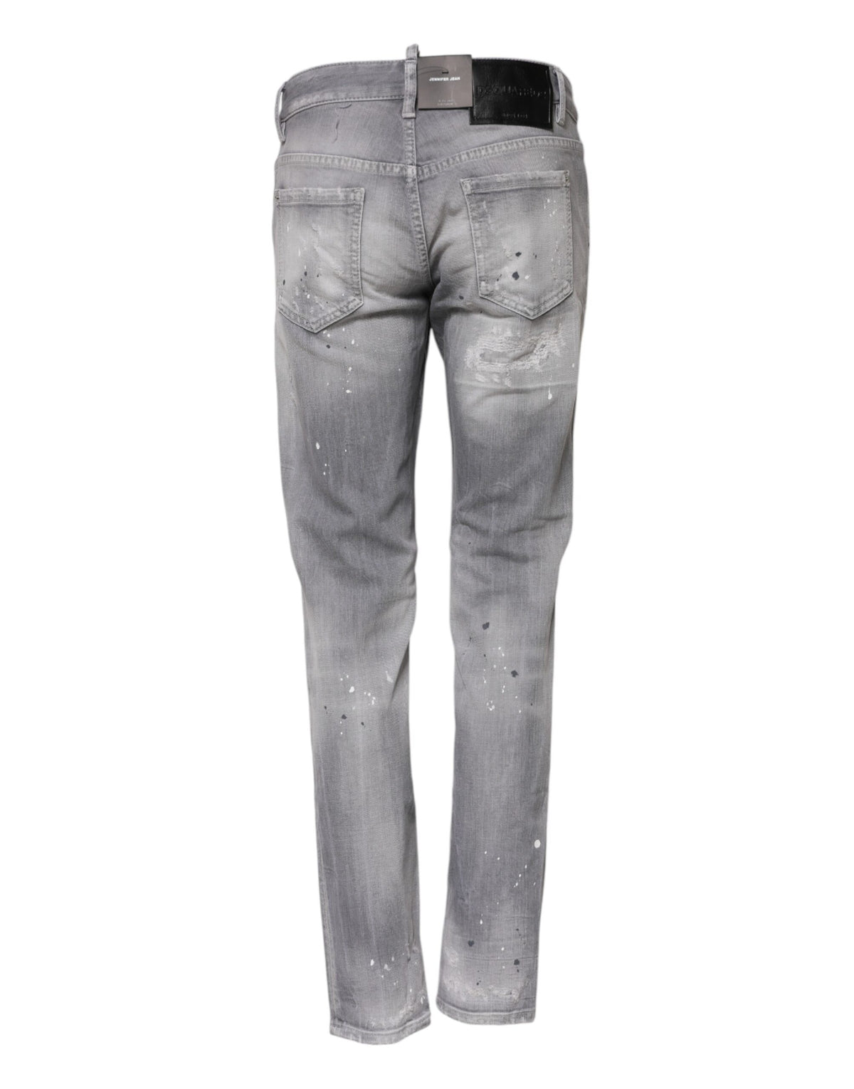 Dsquared² Jeans Denim Tapered Grises Mi-Taille