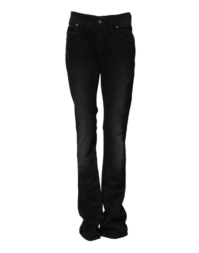 Jean en Denim Tapered Noir John Galliano