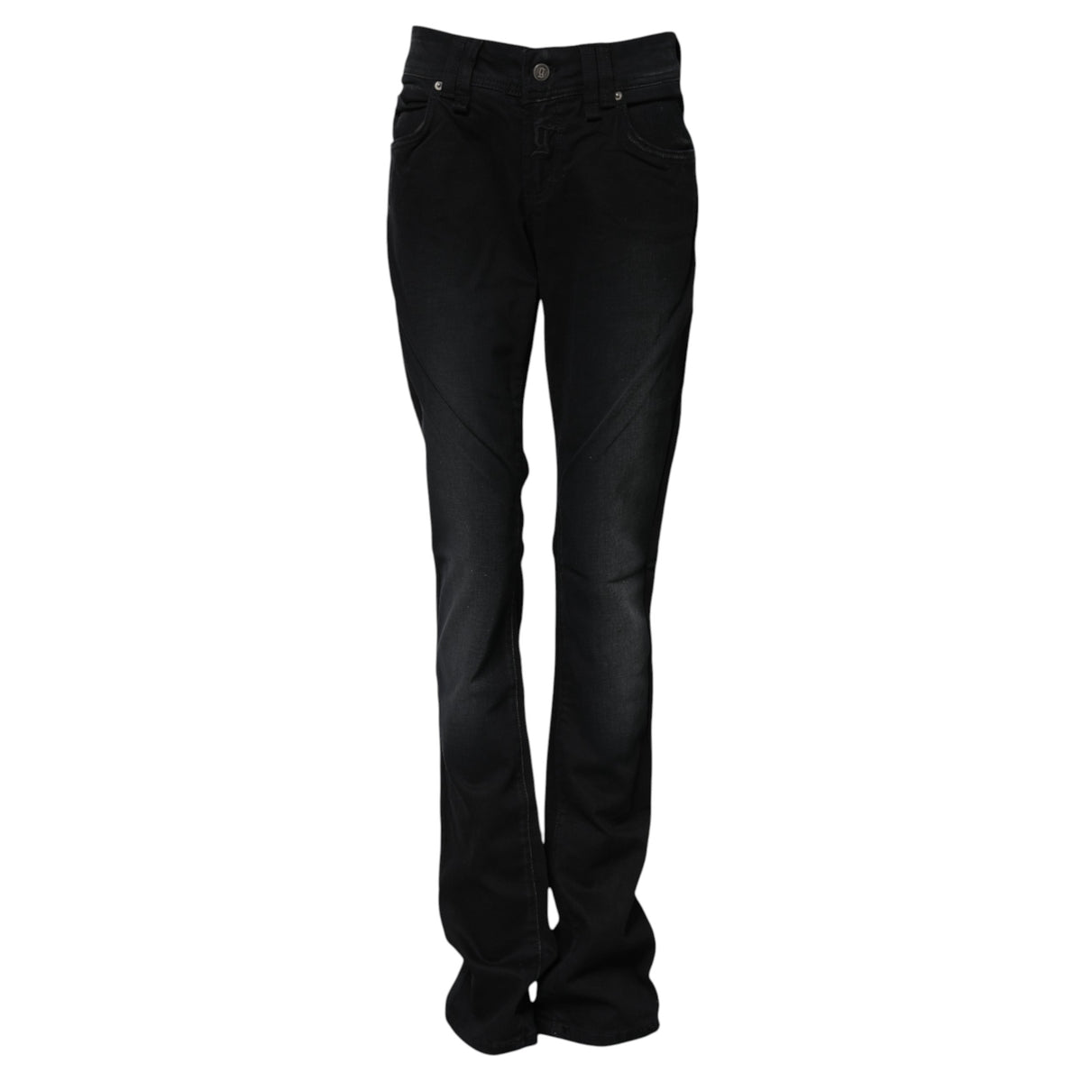 Jean en Denim Tapered Noir John Galliano