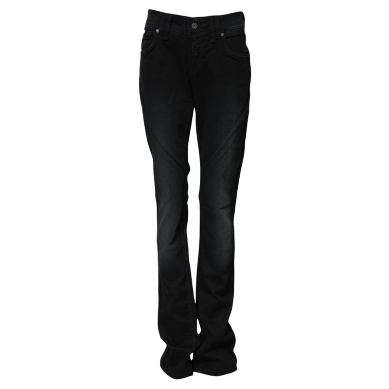 Jean en Denim Tapered Noir John Galliano
