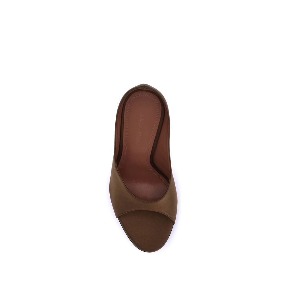 Sandales en satin Anok d'Amina Muaddi