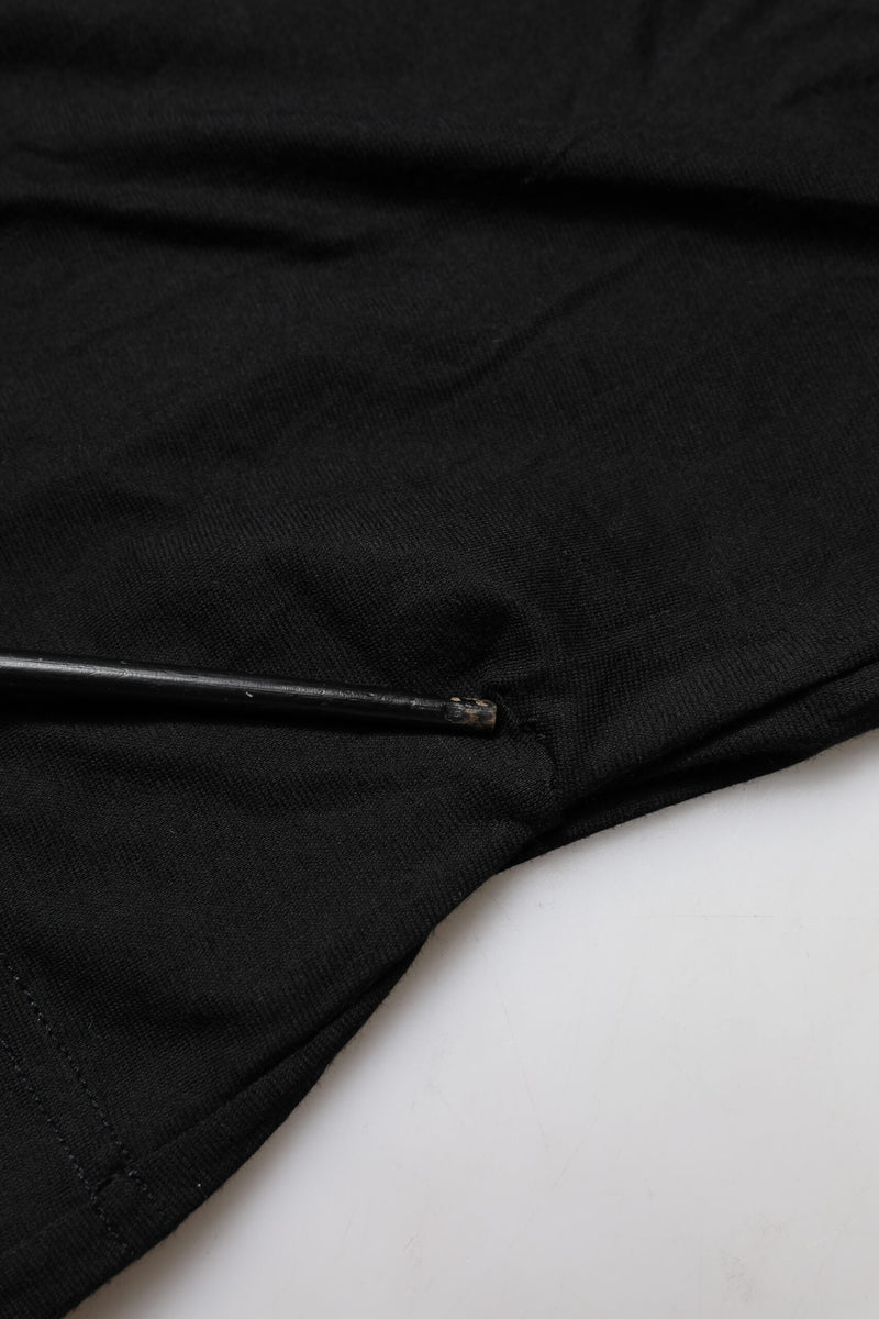 Dolce & Gabbana T-shirt Noir en Coton à Manches Courtes
