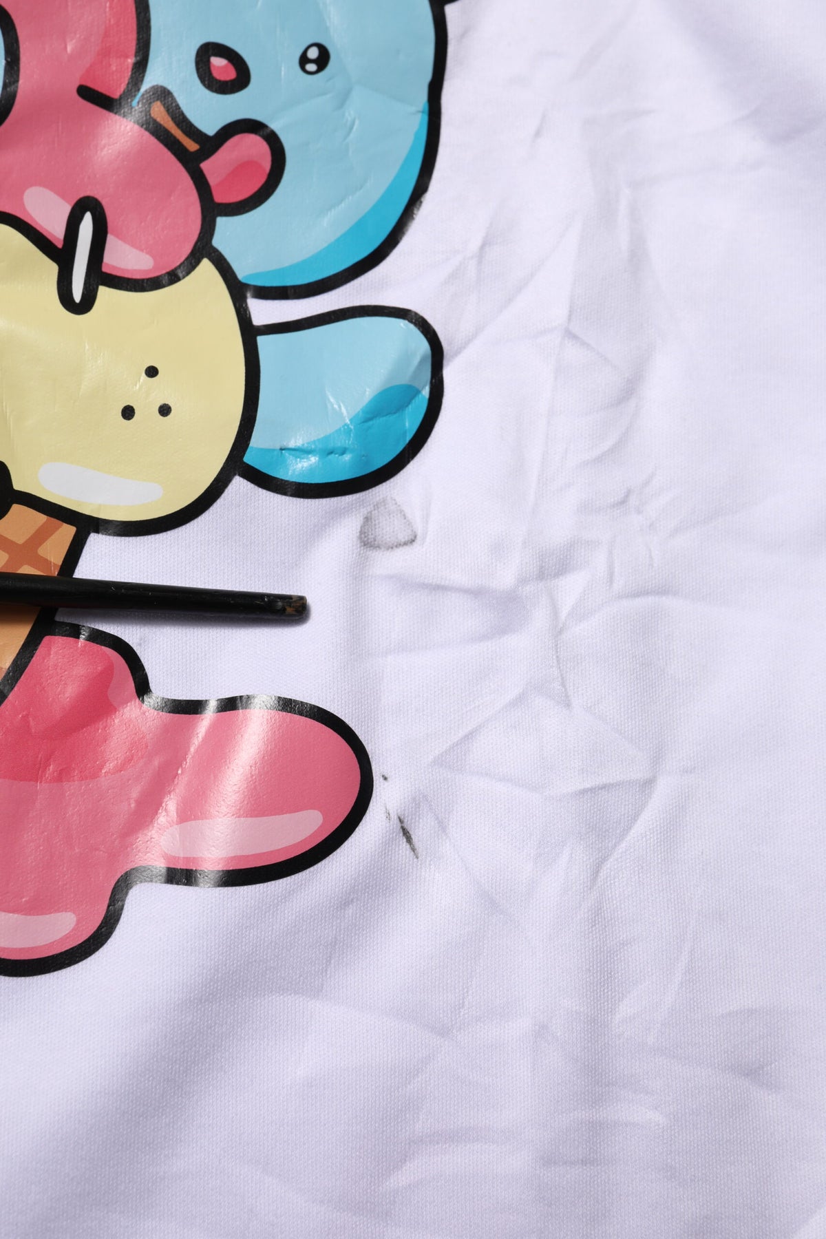 T-shirt Dolce & Gabbana en coton blanc avec imprimé graphique