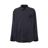 Chemise en viscose grise de Balenciaga