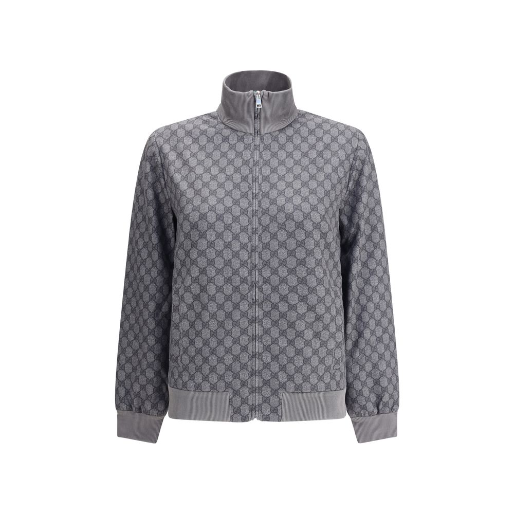 Sweat-shirt Gucci gris en polyester