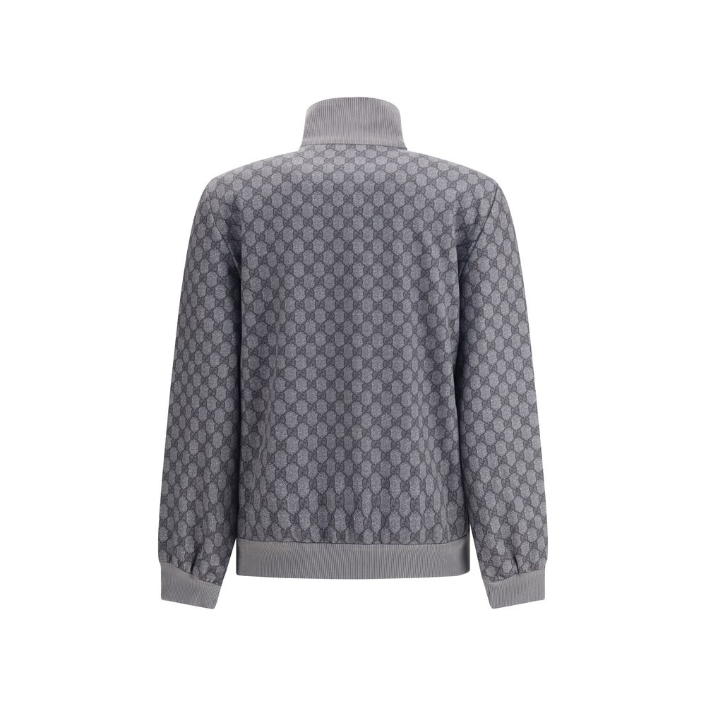 Sweat-shirt Gucci gris en polyester