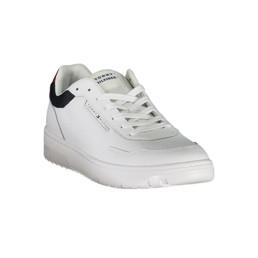 Tommy Hilfiger witte leren sneaker