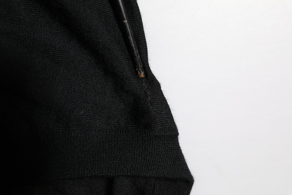 Pull en cachemire noir à col rond pour homme de Dolce &amp; Gabbana