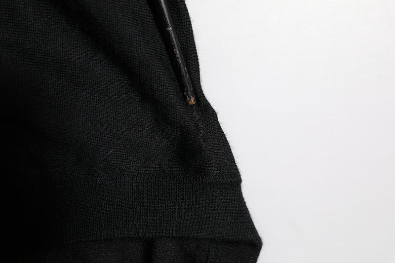 Pull en cachemire noir à col rond pour homme de Dolce &amp; Gabbana