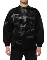 Sweat à capuche noir à motif camouflage Dolce &amp; Gabbana