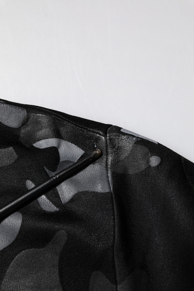 Sweat à capuche noir à motif camouflage Dolce &amp; Gabbana