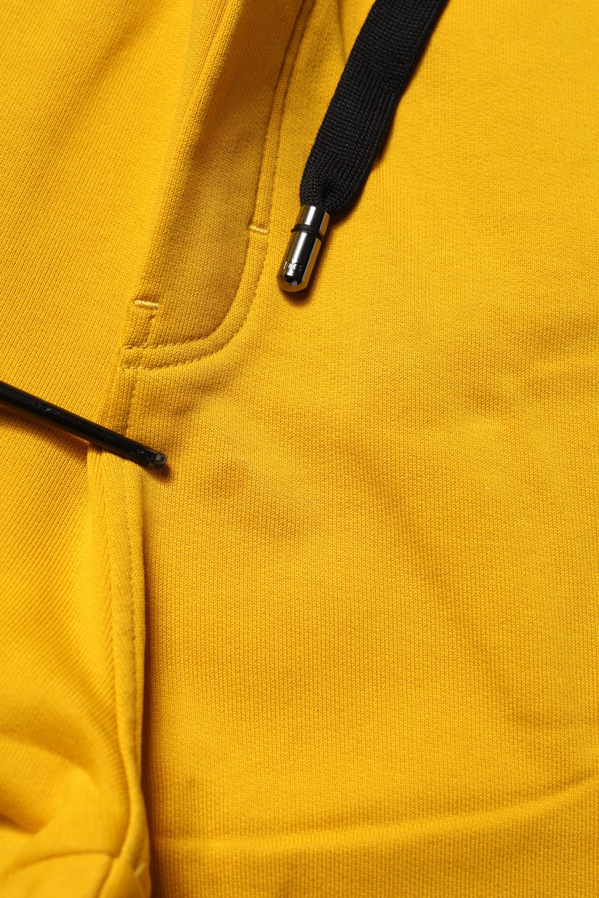 Pantalon de jogging en coton jaune Dolce &amp; Gabbana