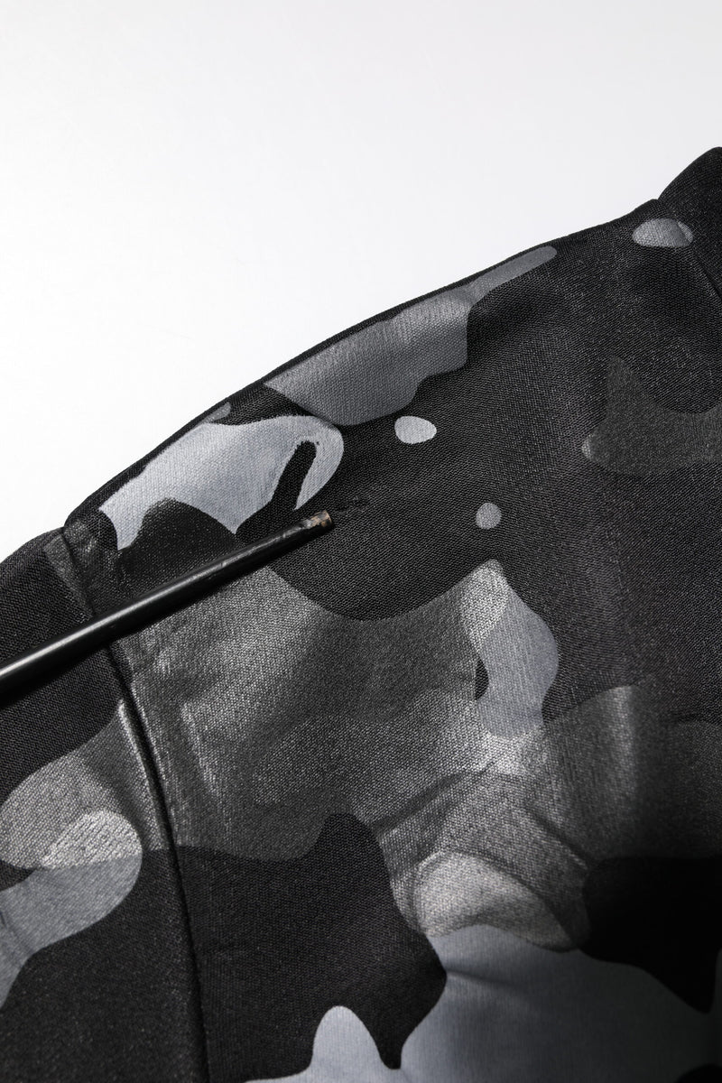 Sweat à capuche noir à motif camouflage Dolce &amp; Gabbana