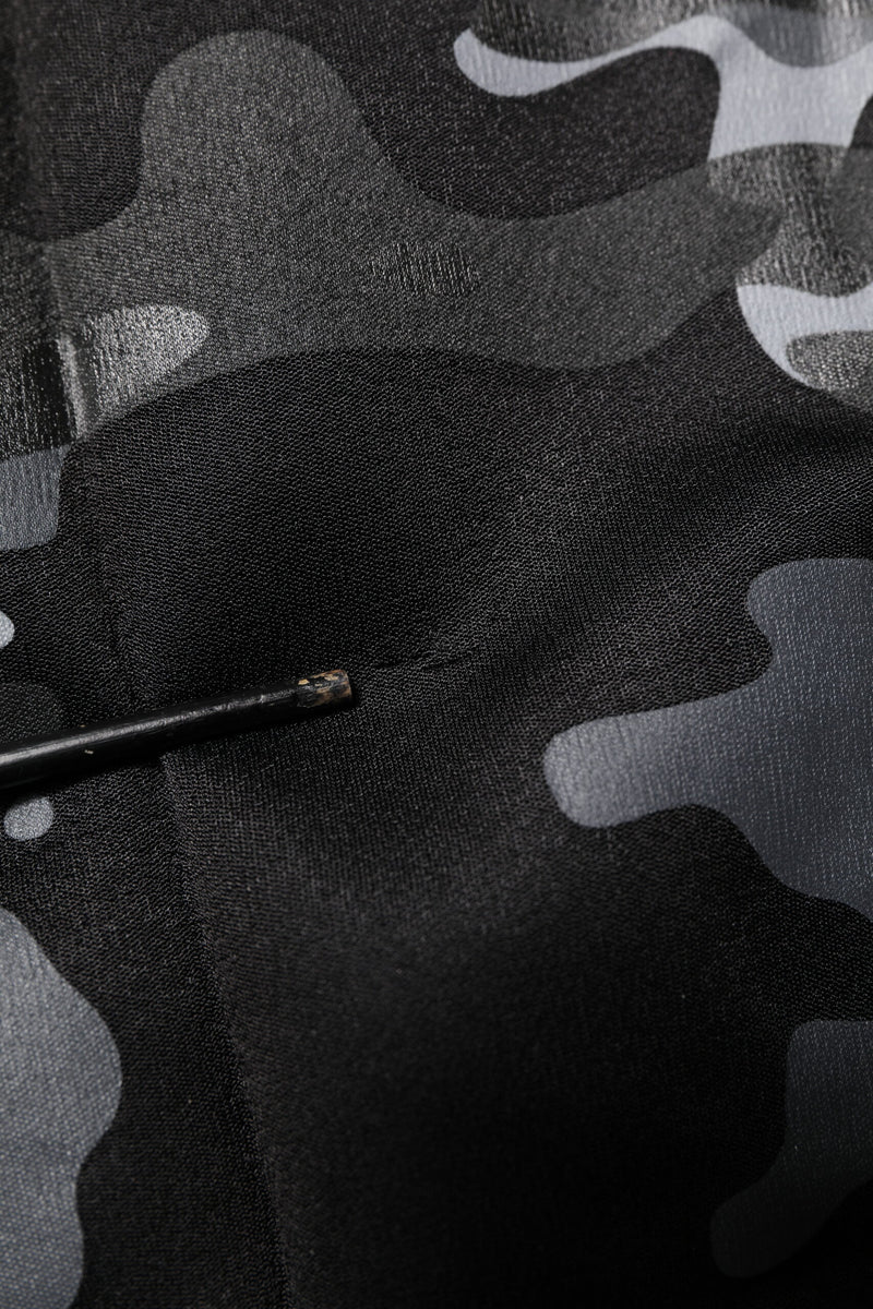 Sweat à capuche noir à motif camouflage Dolce &amp; Gabbana