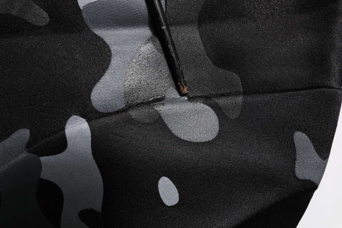 Sweat à capuche noir à motif camouflage Dolce &amp; Gabbana