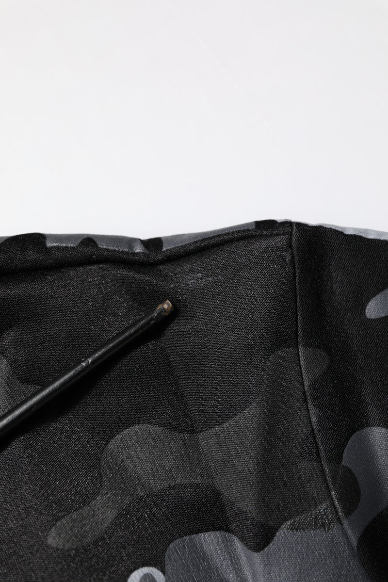 Sweat à capuche noir à motif camouflage Dolce &amp; Gabbana