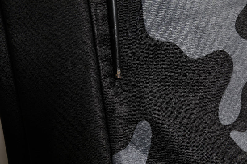 Sweat à capuche noir à motif camouflage Dolce &amp; Gabbana