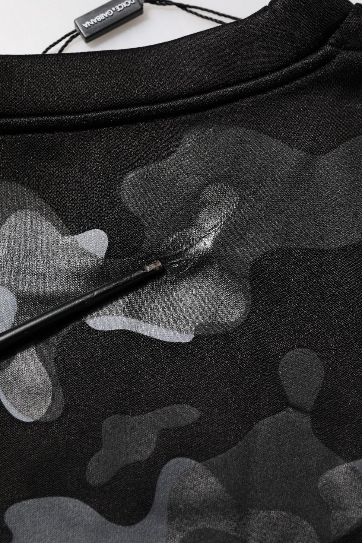 Sweat à capuche noir à motif camouflage Dolce &amp; Gabbana