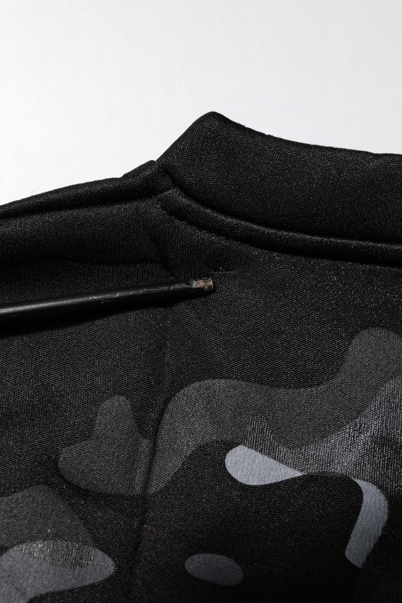 Sweat à capuche noir à motif camouflage Dolce &amp; Gabbana