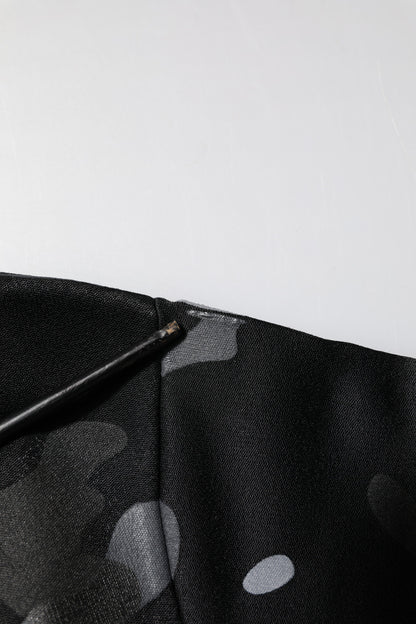 Dolce & Gabbana Black Camouflage Pullover Sweatshirt Sweater