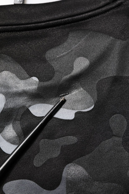 Dolce & Gabbana Black Camouflage Pullover Sweatshirt Sweater