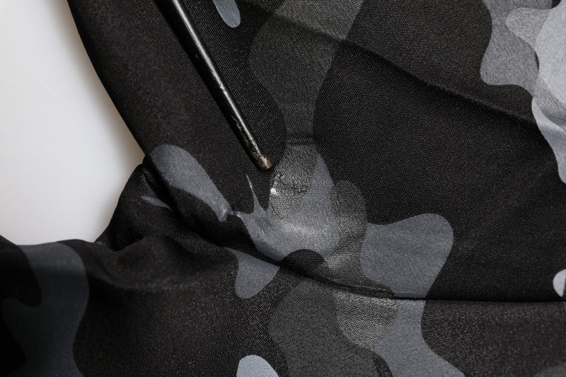 Sweat à capuche noir à motif camouflage Dolce &amp; Gabbana
