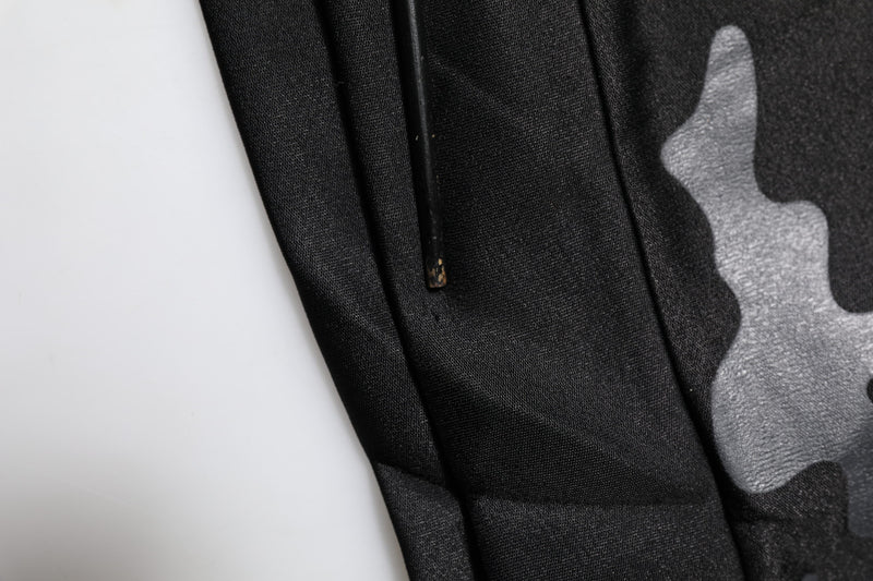 Sweat à capuche noir à motif camouflage Dolce &amp; Gabbana