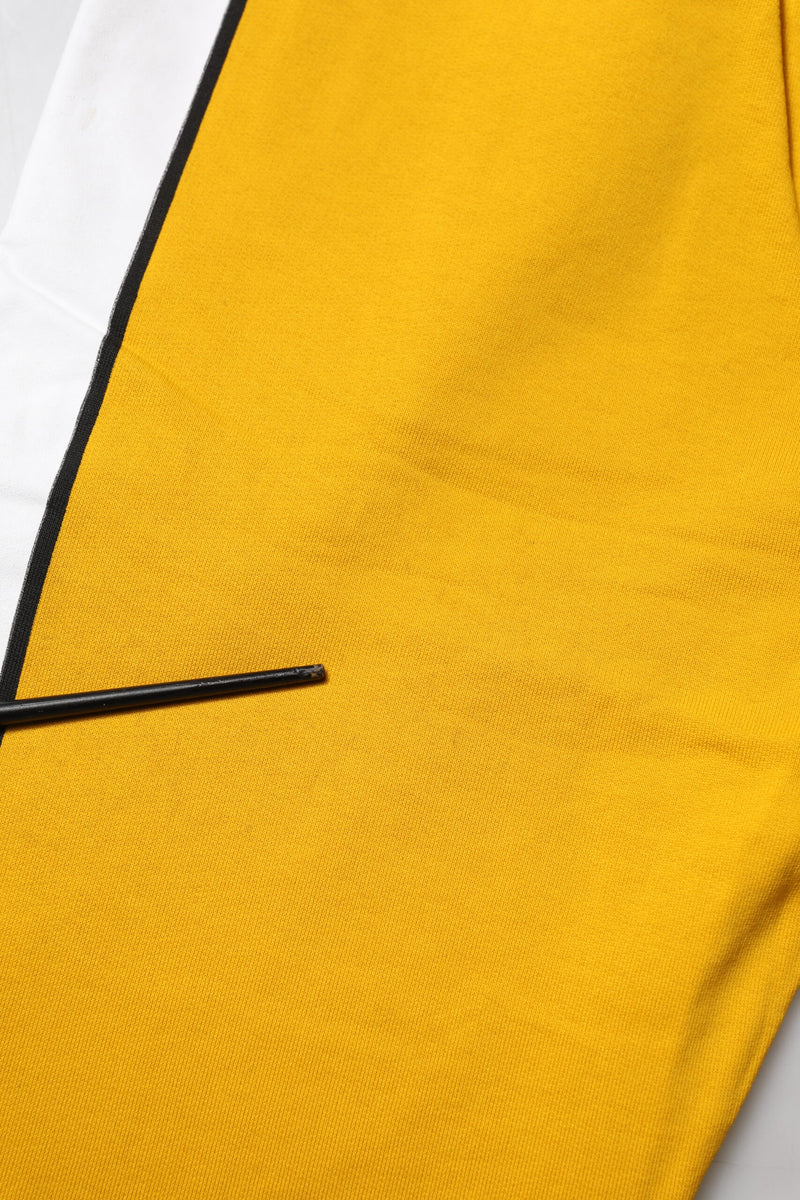 Pantalon de jogging en coton jaune Dolce &amp; Gabbana