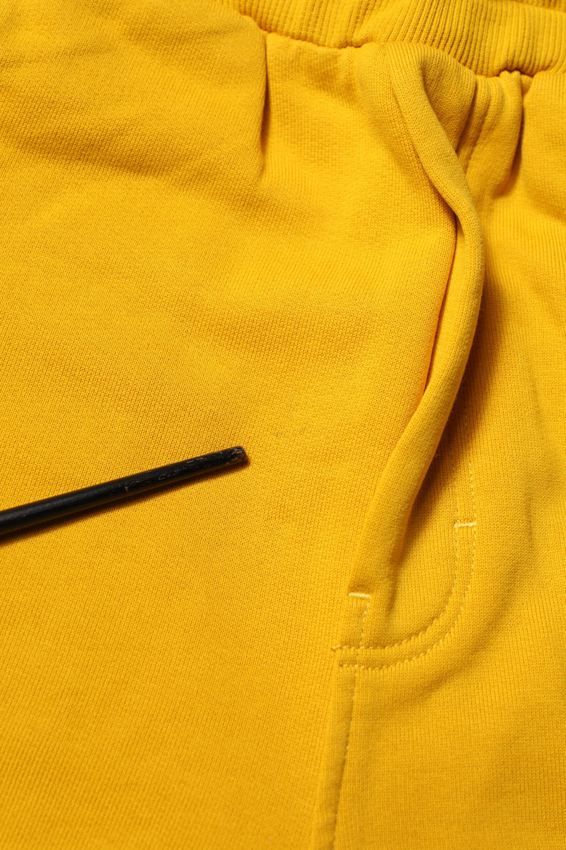 Pantalon de jogging en coton jaune Dolce &amp; Gabbana