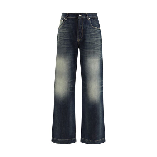 Jeans effet vintage Alexander McQueen
