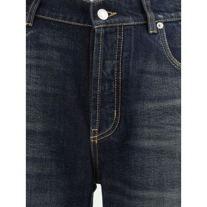 Jeans effet vintage Alexander McQueen
