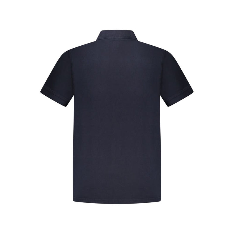 Hugo Boss Blue Cotton Polo Shirt